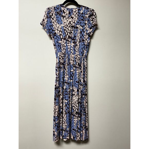 MODCLOTH Faux Wrap Giraffe Print Midi Dress, Sz S - Picture 7 of 11